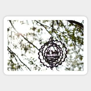 horse chime photograph Sticker